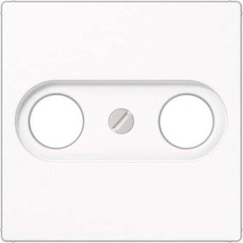 Накладка JUNG AS 500 на розетку телевизионную TV/FM ударопрочная (белый)