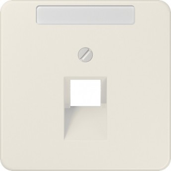 Накладка JUNG CD 500/CD plus 1-ой наклонной компьютерной/телефонной розетки с полем для надписи (бежевая)