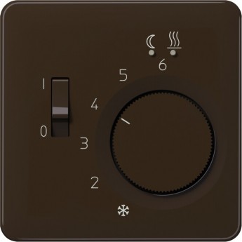 Накладка JUNG CD 500/CD plus регулятора теплого пола (мех.FTR231U) коричневая