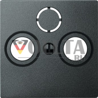 Накладка JUNG ECO PROFI на розетку телевизионную FM/TV/SAT (антрацит)