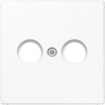 Накладка JUNG LS 990 на розетку телевизионную TV/FM (белый)