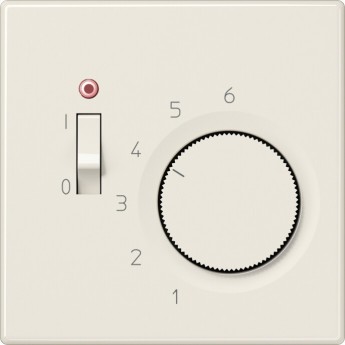 Накладка JUNG LS 990 термостата комнатного с выключателем (мех TR231U, TR241U) бежевая