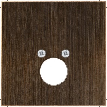 Накладка JUNG LS METAL для 1-го (2-х) разъема High End (античная латунь)