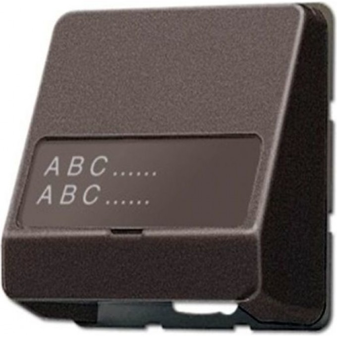 Накладка JUNG LS METAL для разъемов различных типов компьютерных сетей (матированный алюминий) AL2554