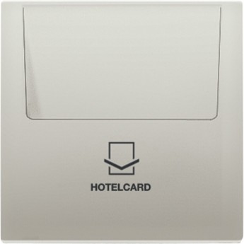 Накладка JUNG LS METAL на карточный выключатель Hotelcard (стальной)