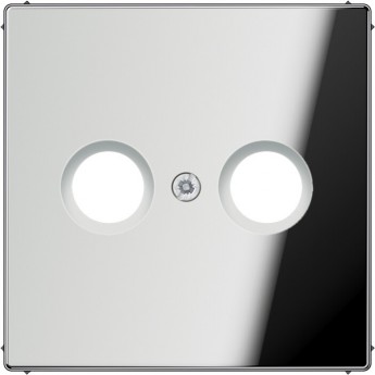 Накладка JUNG LS METAL на розетку телевизионную TV/FM (хром)