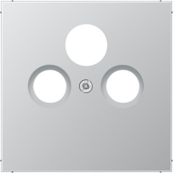 Накладка JUNG LS METAL на розетку телевизионную TV/FM/SAT (алюминий)