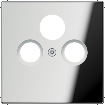 Накладка JUNG LS METAL на розетку телевизионную TV/FM/SAT (хром)