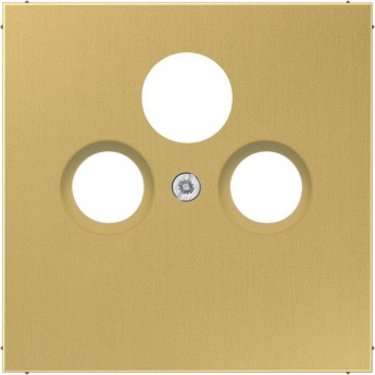 Накладка JUNG LS METAL на розетку телевизионную TV/FM/SAT (латунь)