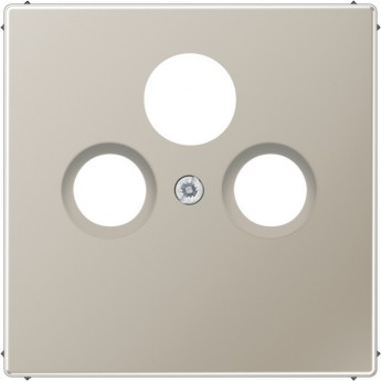 Накладка JUNG LS METAL на розетку телевизионную TV/FM/SAT (стальной)