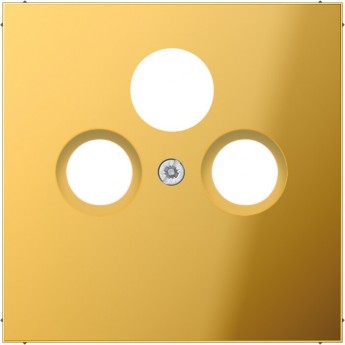 Накладка JUNG LS METAL на розетку телевизионную TV/FM/SAT (золотой)