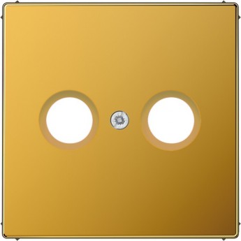 Накладка JUNG LS METAL на розетку телевизионную TV/FM (золото 24 кар.)