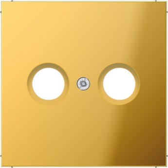 Накладка JUNG LS METAL на розетку телевизионную TV/FM (золотой)