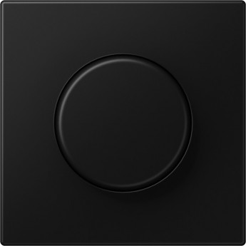 Накладка JUNG LS990 на механизм поворотного диммера (матовый черный)