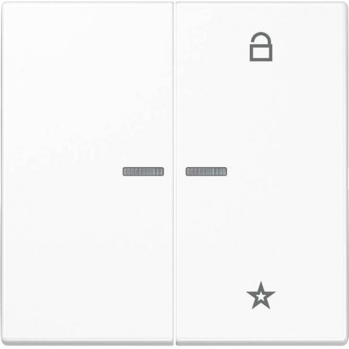 Накладка JUNG на жалюзийный выключатель А-серия (белый) A1701BFWW