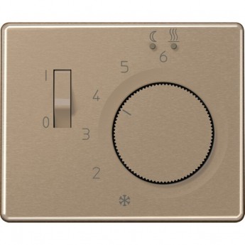 Накладка JUNG SL 500 регулятора теплого пола (мех.FTR231U) бронза