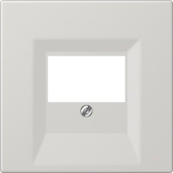 Накладка на аудиорозетку JUNG LS 990 из термопласта (светло-серый)