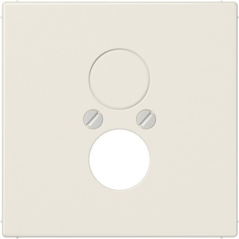 Накладка на аудиорозетку JUNG LS 990 с двумя гнездами (бежевый)