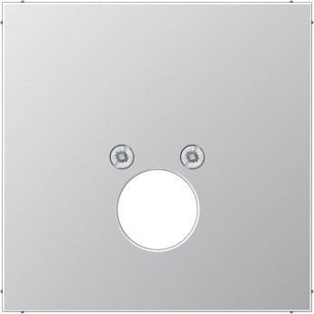 Накладка на аудиорозетку JUNG LS METAL для 1-го (2-х) разъемов High End (матированный алюминий)