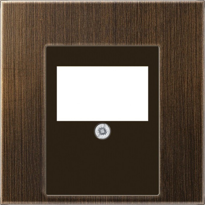 Накладка на аудиорозетку JUNG LS METAL из металла (античная латунь) ME2969TAT