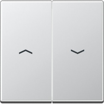 Накладка на жалюзийный выключатель JUNG А-серия (алюминий)