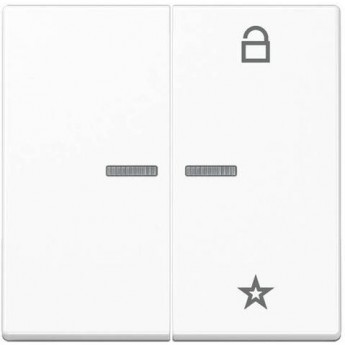 Накладка на жалюзийный выключатель JUNG А-серия (белый)