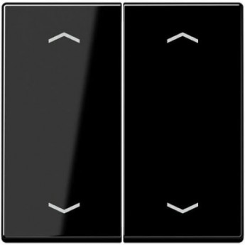 Накладка на жалюзийный выключатель JUNG А-серия (черный)