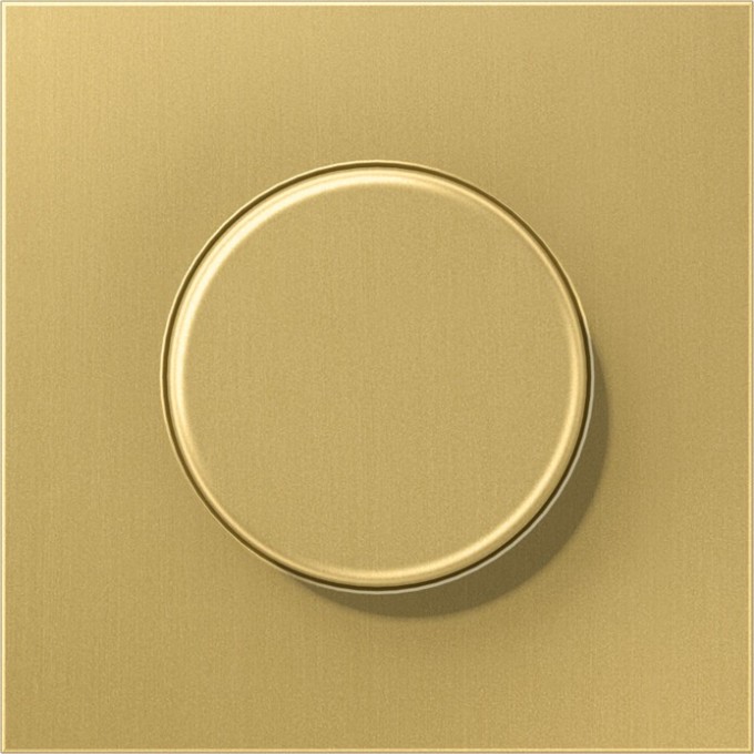 Накладка на светорегулятор JUNG LS METAL (латунь) ME1940C