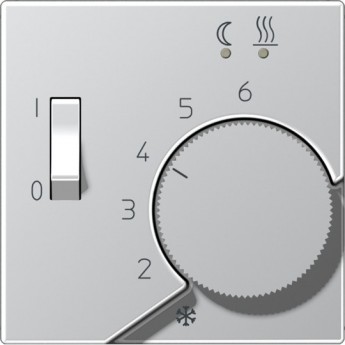 Накладка на термостат JUNG LS METAL алюминий