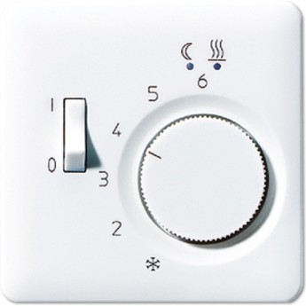 Накладка на термостат теплого пола JUNG FTR231U; термопласт; белый; CD500