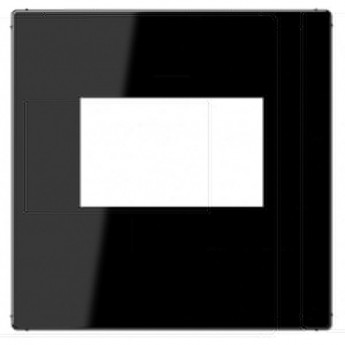 Накладка на USB-розетку JUNG A 500 скрытый монтаж (черный)