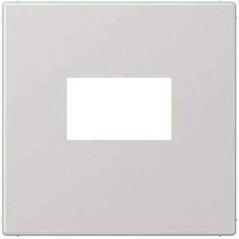 Накладка на USB-розетку JUNG LS 990 скрытый монтаж (светло-серый)
