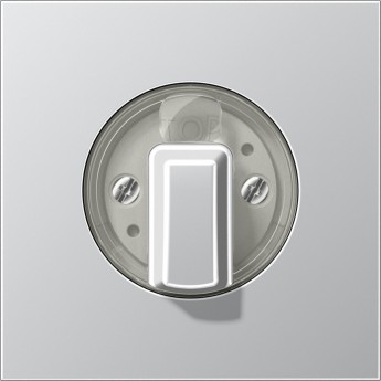 Накладка поворотного механизма JUNG (алюминий)