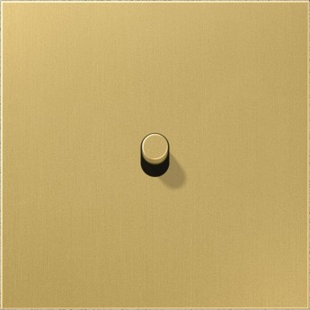 Накладка тумблера JUNG LS1912 1 пост, 1 тумблер, цилиндр (латунь)