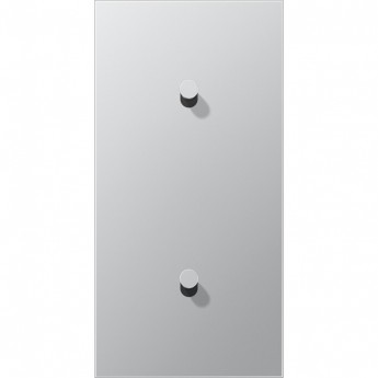 Накладка тумблера JUNG LS1912 2 поста, для вертикальной установки, тумблеры 1+1, конус (алюминий)