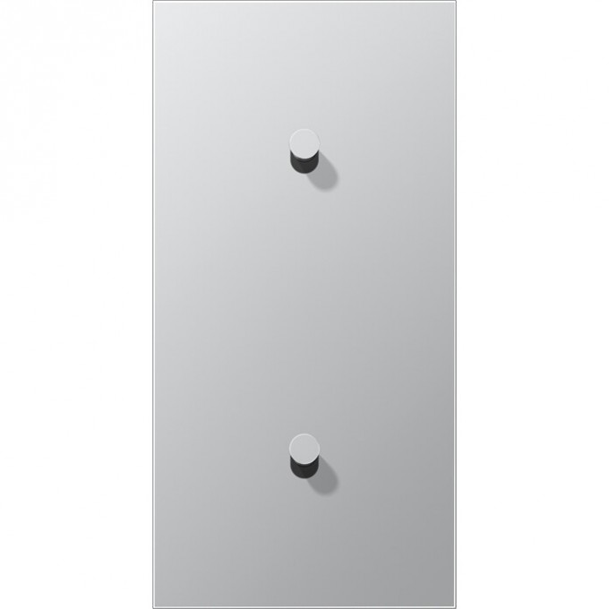 Накладка тумблера JUNG LS1912 2 поста, для вертикальной установки, тумблеры 1+1, конус (алюминий) AL12-20K0