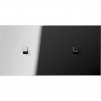 Накладка тумблера JUNG LS1912 2 поста, тумблеры 1+1 (хром)