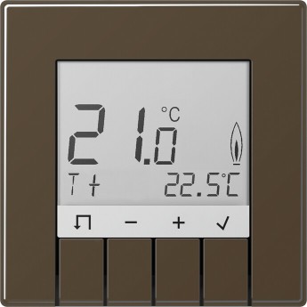 Программируемый термостат JUNG LS 990 античная латунь Программируемый термостат JUNG LS 990 античная латунь