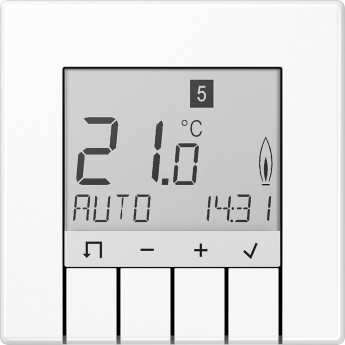 Программируемый термостат JUNG LS990 белый Программируемый термостат JUNG LS990 белый