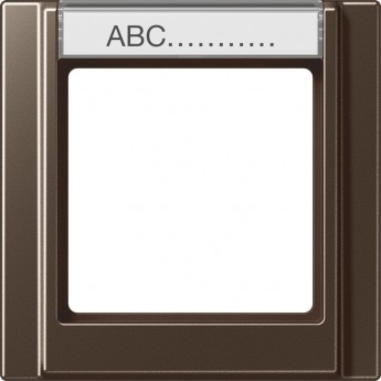 Рамка 1 пост JUNG A 500 с полем для надписи (мокко) Рамка 1 пост JUNG A 500 с полем для надписи (мокко)