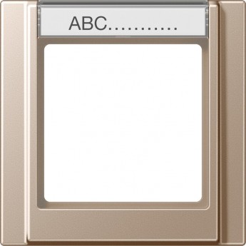 Рамка 1 пост JUNG A 500 с полем для надписи (шампань) Рамка 1 пост JUNG A 500 с полем для надписи (шампань)