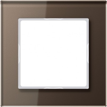 Рамка 1 пост JUNG A CREATION стекло (мокко) Рамка 1 пост JUNG A CREATION стекло (мокко)