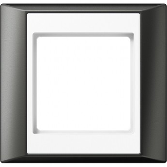 Рамка 1 пост JUNG A PLUS антрацит/белый