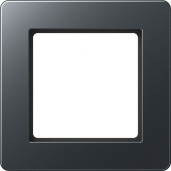 Рамка 1 пост JUNG AFLOW антрацит матовый Рамка 1 пост JUNG AFLOW антрацит матовый