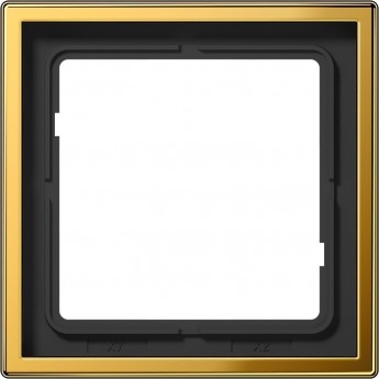 Рамка 1 пост JUNG LS METAL золотой Рамка 1 пост JUNG LS METAL золотой