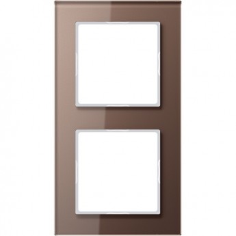 Рамка 2 поста JUNG A CREATION мокко Рамка 2 поста JUNG A CREATION мокко