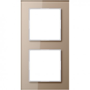 Рамка 2 поста JUNG A CREATION стекло (шампань) Рамка 2 поста JUNG A CREATION стекло (шампань)