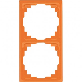 Рамка 2 поста JUNG CD 500 для инсталляции в кабельных каналах (оранжевый)