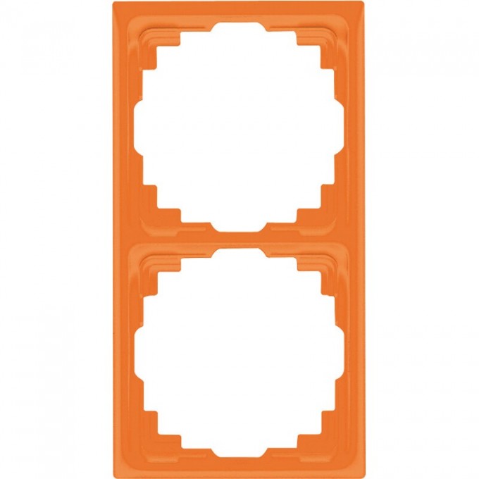 Рамка 2 поста JUNG CD 500 для инсталляции в кабельных каналах (оранжевый) CD582KO