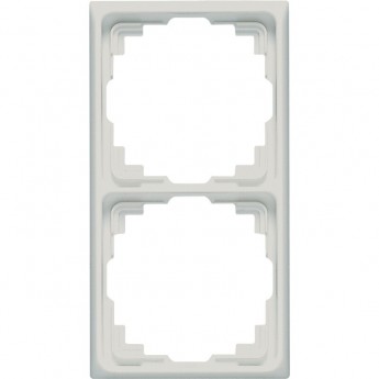 Рамка 2 поста JUNG CD 500 для инсталляции в кабельных каналах (светло-серый)